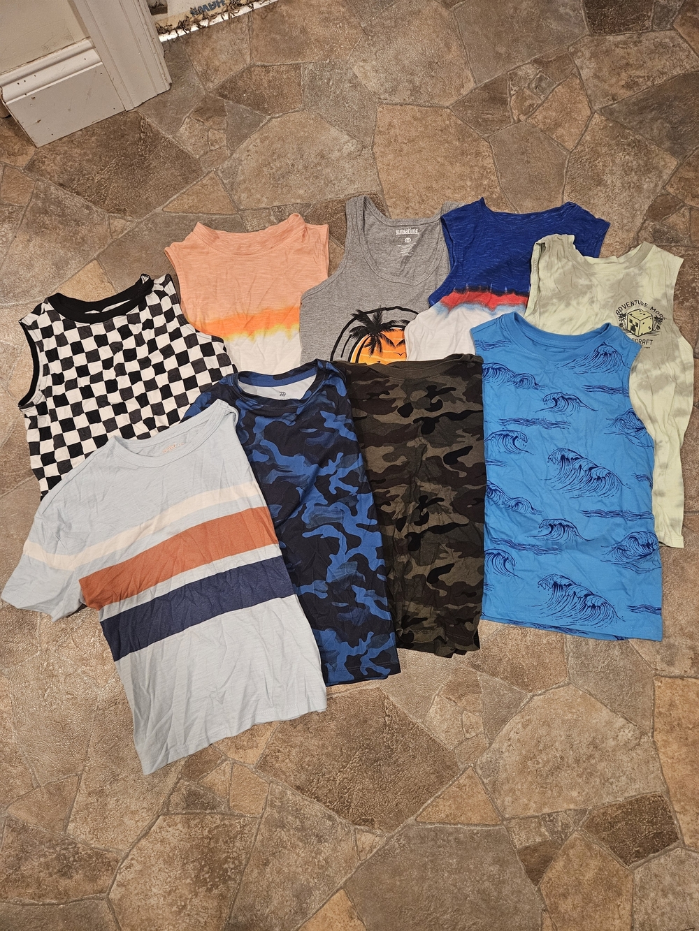 Assorted Boys' Sleeveless & Short-Sleeve Tops Bundle